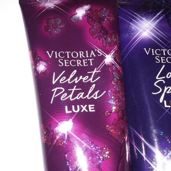 Set of 3 Victoria Secret Fragrance Body Lotion Luxe Love Spell Velvet Petals Pur - Picture 3 of 8